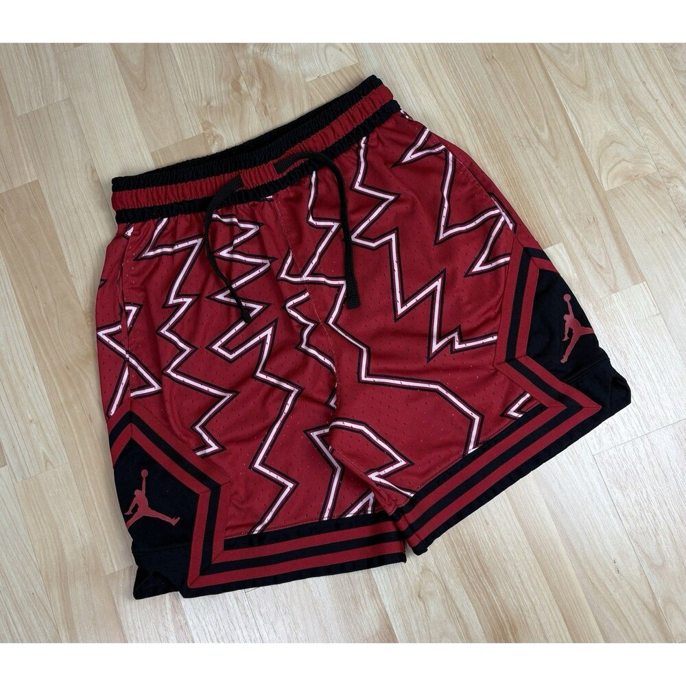 Men’s Jordan Dri Fit Basketball Shorts / Red / Size Medium